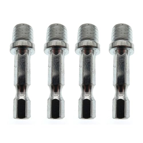 FBFTGMRMTA Hexagon Pleuel Adapter Hand zu Polierer Chuck M10 M14 Verbindung Stange Power Werkzeug Teile Zubehör(M10 4pcs) von FBFTGMRMTA