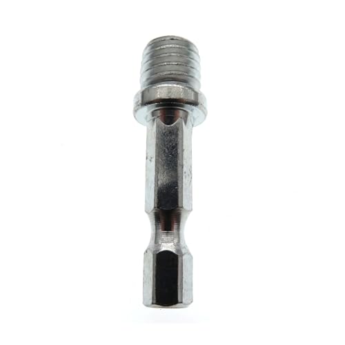 FBFTGMRMTA M10/M14 Gewindeadapter Schraubendreherbit Rundsechskant Pleuelfutter for elektrische rotierende Stützteller Polierscheibe(M14 5Pcs) von FBFTGMRMTA