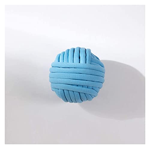 Wolle, 1000 g, supergrobes Strickgarn für Decken, vegan, geflochten, weiches Decickgarn für Decken, vegan, geflochten, weiches Deckengarn, Armstrick- und Häkelwolle (Farbe: Creme) (Blaugrün) von FBHappiness