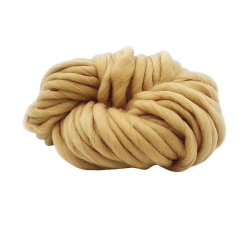 Wolle, 250 g, superdickes Vorgarn, Filzwolle, zum Spinnen, Handstricken, Wintergkes Vorgarn, Filzwolle, zum Spinnen, Handstricken, Wintergarn, warmhaltendes Garn, Häkelwolle (Farbe: 04) (10) von FBHappiness