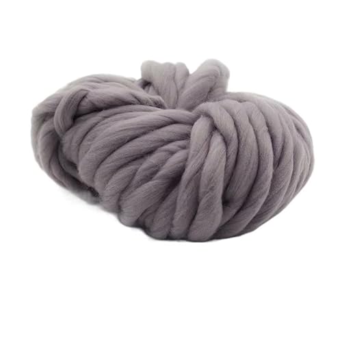 Wolle, 250 g, superdickes Vorgarn, Filzwolle, zum Spinnen, für handgestrickte Wi Filzwolle, zum Spinnen, für handgestrickte Winterstrickwaren, warmhaltendes Garn, Häkelwolle (Farbe: 04) (12) von FBHappiness