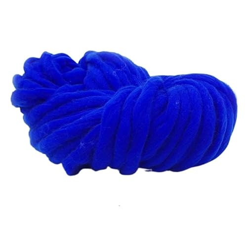 Wolle, 250 g, superdickes Vorgarn, Filzwolle, zum Spinnen, für handgestrickte Wi Filzwolle, zum Spinnen, für handgestrickte Winterstrickwaren, warmhaltendes Garn, Häkelwolle (Farbe: 04) (23) von FBHappiness