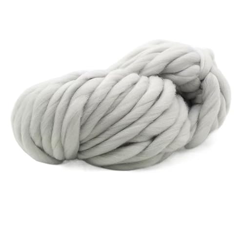 Wolle, 250 g, superdickes Vorgarn, Filzwolle, zum Spinnen, für handgestrickte Wi Filzwolle, zum Spinnen, für handgestrickte Winterstrickwaren, warmhaltendes Garn, Häkelwolle (Farbe: 04) (25) von FBHappiness