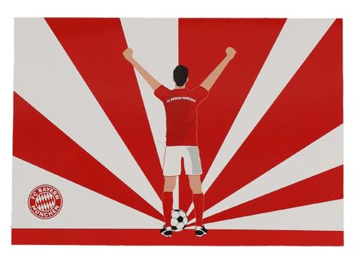 FC Bayern München Grußkarte - Spieler - Klappkarte mit Umschlag | Karte FCB von FC Bayern München