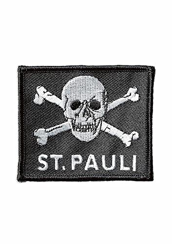 FC St. Pauli Aufnäher - Totenkopf schwarz - Patch 7 x 6 cm - Plus Aufkleber Wir lieben Fußball FC St. Pauli Aufnäher - Totenkopf schwarz - Patch 7 x 6 cm - Plus Aufkleber Wir lieben Fußball von FC St. Pauli