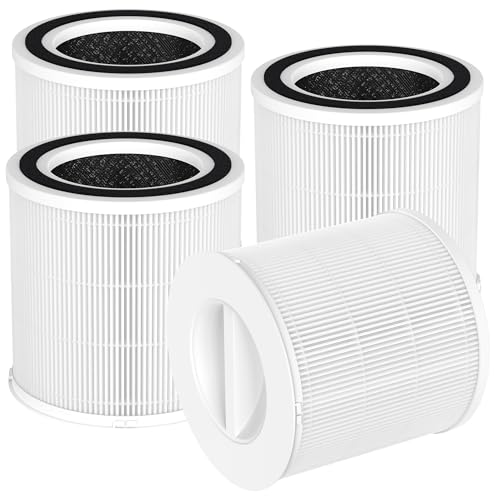 FCFMY 4 Packungen AP301 AP302 AP303 Ersatzfilter kompatibel mit Dayette & Jowset AP301 AP302 AP303 und AIRJOWSET AP304 Luftreiniger, nicht für AP401 AP402 AP403 AP404 von FCFMY