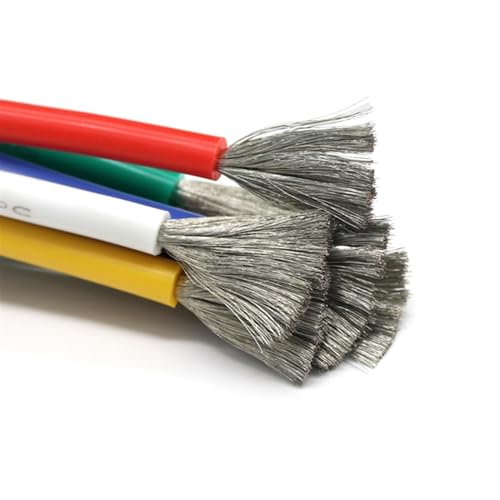 FCOVIRLEN Elektrodraht, elektrischer Draht, flexibel, hitzebeständig, 1 m, Gelb, 1 m, 20 AWG FCOVIRLEN Elektrodraht, elektrischer Draht, flexibel, hitzebeständig, 1 m, Gelb, 1 m, 20 AWG von FCOVIRLEN