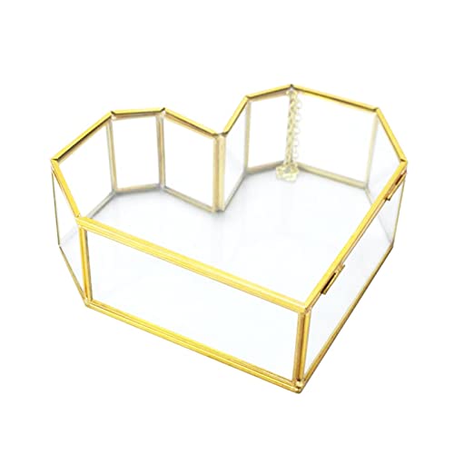 FCQLFYF Goldene Vintage-Schmuckschatulle,Schmuckkoffer, Glas Schmuckschatulle,Für Tafelaufsatz,Display-Schmuck,Dekorationskommode,Hochzeit FCQLFYF Goldene Vintage-Schmuckschatulle,Schmuckkoffer, Glas Schmuckschatulle,Für Tafelaufsatz,Display-Schmuck,Dekorationskommode,Hochzeit von FCQLFYF