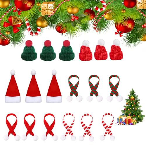 FCSNJH 18-Stück Mützen Zum Basteln, Für Sorgenwürmchen, Weihnachtsmütze, Marshmallow, Zylinder Hut, Weihnachtsmützen, Sorgenwürmchen Zubehör FCSNJH 18-Stück Mützen Zum Basteln, Für Sorgenwürmchen, Weihnachtsmütze, Marshmallow, Zylinder Hut, Weihnachtsmützen, Sorgenwürmchen Zubehör von FCSNJH