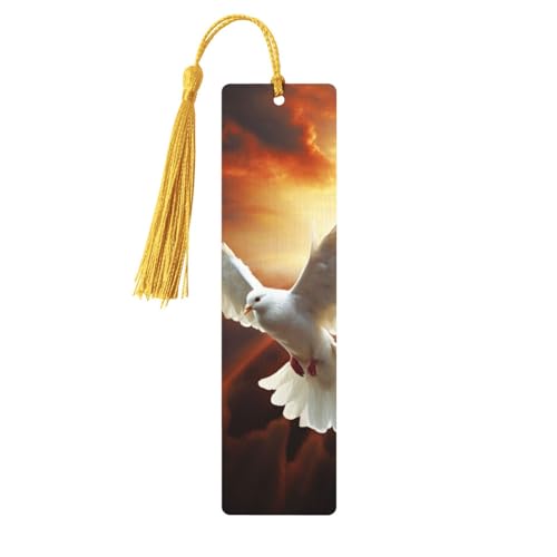 Dove Sun Art Lesezeichen, Holz-Lesezeichen für Buchliebhaber, handgefertigtes Holz-Lesezeichen mit Quaste, Lesezeichen, Ornament, Geschenkanhänger, Etiketten für Basteldekorationen Dove Sun Art Lesezeichen, Holz-Lesezeichen für Buchliebhaber, handgefertigtes Holz-Lesezeichen mit Quaste, Lesezeichen, Ornament, Geschenkanhänger, Etiketten für Basteldekorationen von FCTVASDM