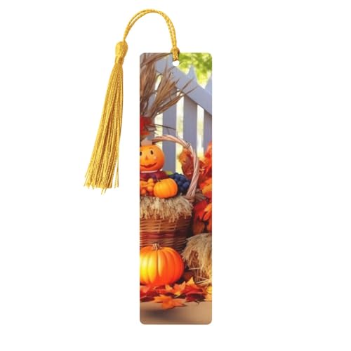 Herbst Thanksgiving Lesezeichen, Holz-Lesezeichen für Buchliebhaber, handgefertigtes Holz-Lesezeichen mit Quaste, Lesezeichen, Lesezeichen, Ornament, Holz-Geschenkanhänger, Etiketten für Herbst Thanksgiving Lesezeichen, Holz-Lesezeichen für Buchliebhaber, handgefertigtes Holz-Lesezeichen mit Quaste, Lesezeichen, Lesezeichen, Ornament, Holz-Geschenkanhänger, Etiketten für von FCTVASDM