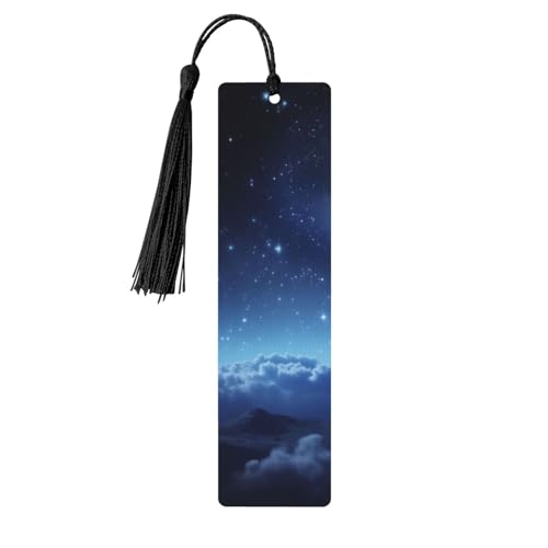 Moon Starry Lesezeichen, Holz-Lesezeichen für Buchliebhaber, handgefertigtes Holz-Lesezeichen mit Quaste, Leseseitenmarker, Ornament, Geschenkanhänger, Etiketten für Basteldekorationen Moon Starry Lesezeichen, Holz-Lesezeichen für Buchliebhaber, handgefertigtes Holz-Lesezeichen mit Quaste, Leseseitenmarker, Ornament, Geschenkanhänger, Etiketten für Basteldekorationen von FCTVASDM