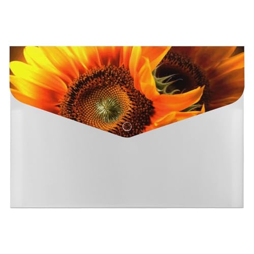 Aktenordner, Kunststoff, Orange, Sonnenblume, Tapete, bedruckt, Aktenordner, Briefgröße, tragbare Ordner, Aktenordner für Büro Aktenordner, Kunststoff, Orange, Sonnenblume, Tapete, bedruckt, Aktenordner, Briefgröße, tragbare Ordner, Aktenordner für Büro von FCTVSKLN