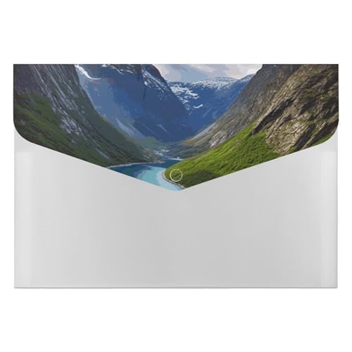 Aktenordner aus Kunststoff, norwegische Fjorde, bedruckte Aktenordner, Briefgröße, tragbare Ordner, Aktenordner für Büro Aktenordner aus Kunststoff, norwegische Fjorde, bedruckte Aktenordner, Briefgröße, tragbare Ordner, Aktenordner für Büro von FCTVSKLN