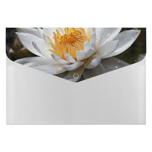 Aktenordner aus Kunststoff, schöne Blumen, bedruckt, Aktenordner, Briefgröße, tragbare Ordner, Aktenordner für Büro von FCTVSKLN