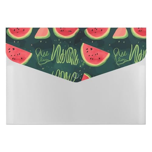 Aktenordner aus Kunststoff in einer Melone, bedruckt, Briefgröße, tragbare Ordner, Aktenordner für Büro Aktenordner aus Kunststoff in einer Melone, bedruckt, Briefgröße, tragbare Ordner, Aktenordner für Büro von FCTVSKLN