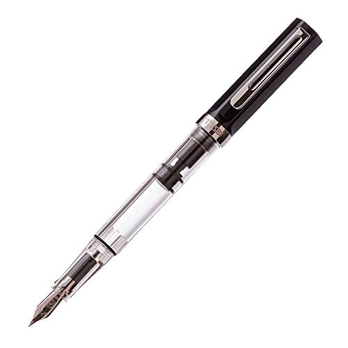 TWSBI Eco Füllfederhalter, Harz, Metall, Transparent, Schwarz, M7444300 - M TWSBI Eco Füllfederhalter, Harz, Metall, Transparent, Schwarz, M7444300 - M von TWSBI