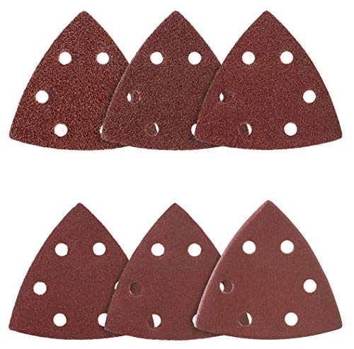 Delta-Schleifdreiecke │ 50 Stück │ 6-Loch │ 93 x 93 x 93 mm │ Korn 120 │ für Deltaschleifer │ Schleifblätter │ dreieckige Schleifpads │ Schleifpapier Delta-Schleifdreiecke │ 50 Stück │ 6-Loch │ 93 x 93 x 93 mm │ Korn 120 │ für Deltaschleifer │ Schleifblätter │ dreieckige Schleifpads │ Schleifpapier von FD-Workstuff