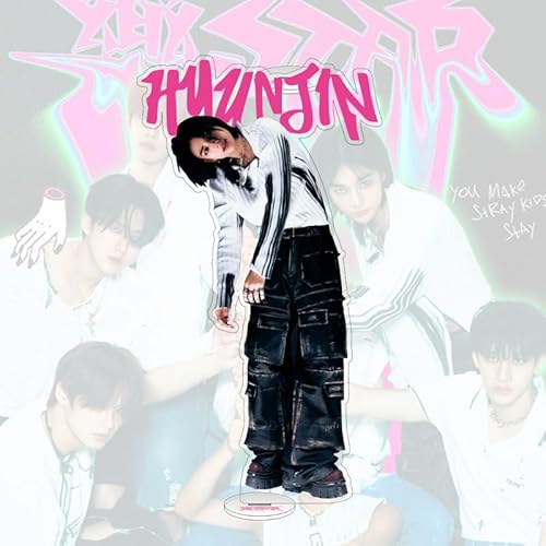 Tortenaufsatz mit Stray Kids Figuren -STAR Thèmes Acryl Ständer für Geburtstagstorte Fans (Hyunjin) von FDBEKPJY