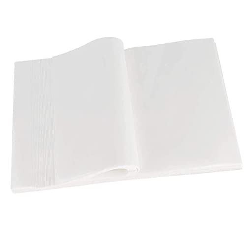 Weiß Fettdicht Baking Paper, 100 Blatt Fettdichtes Papier Geschenkpapier, Antihaft Fettdichtes Papier, Backpapier für Butter, Sandwich, Burger und Lebensmittelkonservierung(27 x 36 cm) von FDDU