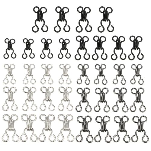 36 Paar Metallschnallen Für Kleidung, Feste Schnallen Für Kleidungsverbindung, Kleidungsreparatur, Geeignet Für Hosen, Röcke, Unterwäsche Und Mäntel 36 Paar Metallschnallen Für Kleidung, Feste Schnallen Für Kleidungsverbindung, Kleidungsreparatur, Geeignet Für Hosen, Röcke, Unterwäsche Und Mäntel von FDGGT