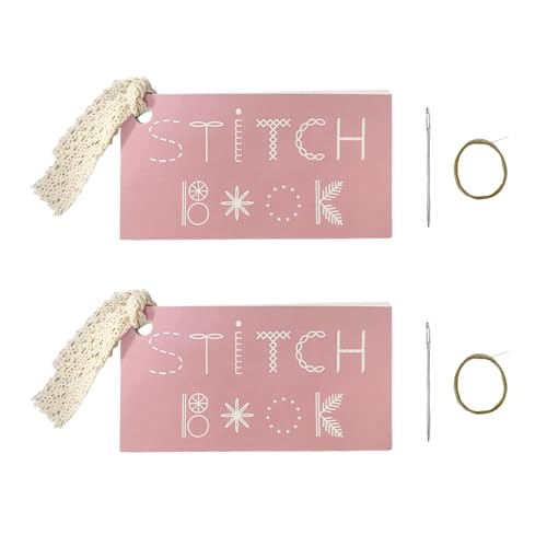 FDGGT 2 Sätze Mini-Nähsets, Kreatives Stickbuch-Set, Mini-Nähbuch-Requisiten, Nähbuch-Nähset, Nähkarten FDGGT 2 Sätze Mini-Nähsets, Kreatives Stickbuch-Set, Mini-Nähbuch-Requisiten, Nähbuch-Nähset, Nähkarten von FDGGT