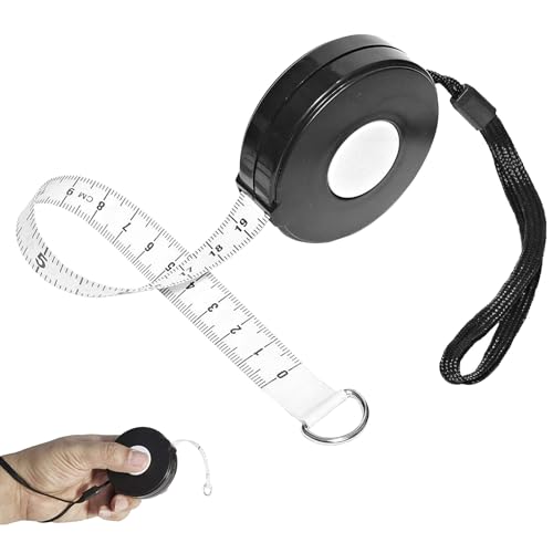 FDHBDF 1 Stück 2M Auto Retractable Round Plastic Tape Measure, 80 Zoll langes Nähmaßband, tragbares weiches Maßband, geeignet zum Messen von Größe, Brust, Taille und Hüften FDHBDF 1 Stück 2M Auto Retractable Round Plastic Tape Measure, 80 Zoll langes Nähmaßband, tragbares weiches Maßband, geeignet zum Messen von Größe, Brust, Taille und Hüften von FDHBDF