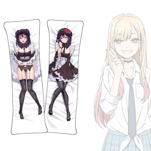 Anime Kissenbezüge My Dress-Up Darling Kitagawa Marin Dakimakura kurzer Plüschstoff doppelseitiger Anime Körper Kissenbezug Anime Kissenbezüge My Dress-Up Darling Kitagawa Marin Dakimakura kurzer Plüschstoff doppelseitiger Anime Körper Kissenbezug von FDSAD