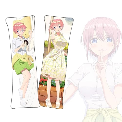 Anime Kissenbezüge The Quintessential Quintuplets Nakano Ichika Dakimakura kurzer Plüschstoff doppelseitiger Anime Körper Kissenbezug Anime Kissenbezüge The Quintessential Quintuplets Nakano Ichika Dakimakura kurzer Plüschstoff doppelseitiger Anime Körper Kissenbezug von FDSAD