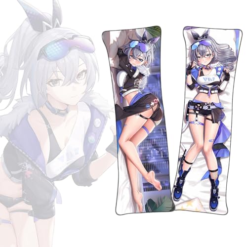 FDSAD Anime Kissenbezüge Honkai: Star Rail Silver Wolf Anime Körper Kissen Dakimakura kurzer Plüschstoff doppelseitiger Körperkissenbezug FDSAD Anime Kissenbezüge Honkai: Star Rail Silver Wolf Anime Körper Kissen Dakimakura kurzer Plüschstoff doppelseitiger Körperkissenbezug von FDSAD