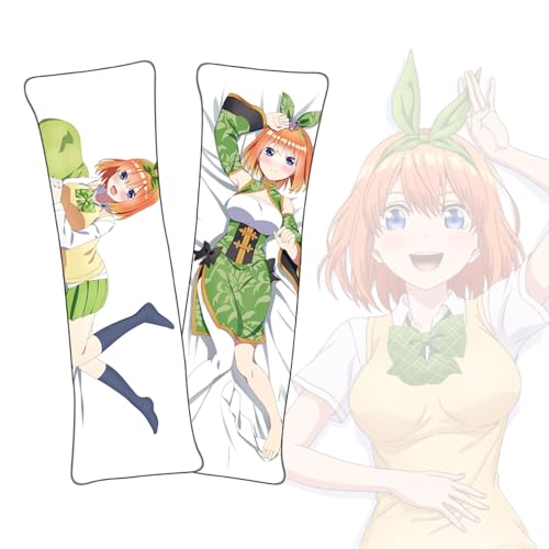 Anime Kissenbezüge The Quintessential Quintuplets Nakano Yotsuba Dakimakura kurzer Plüschstoff doppelseitiger Anime Körper Kissenbezug Anime Kissenbezüge The Quintessential Quintuplets Nakano Yotsuba Dakimakura kurzer Plüschstoff doppelseitiger Anime Körper Kissenbezug von FDSAD