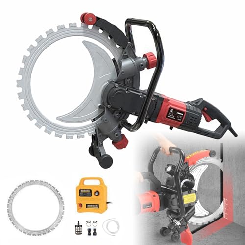FDSDRGI 8900 W Betonringsäge (Tiefe: 30 cm), 3000 U/min elektrische Betonsäge, automatische Wasserversorgungspumpe (Staubunterdrückung), kein Schneiden in Toten Ecken,Brushed von FDSDRGI