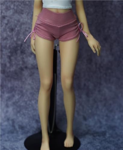 FDSLKZOPZ 1/6 Maßstab weiblich, Figur Puppe Kleidung Shorts Kordelzug Shorts Kostüm für 30,5 cm Soldaten-Actionfigur, Puppe (blau) von FDSLKZOPZ