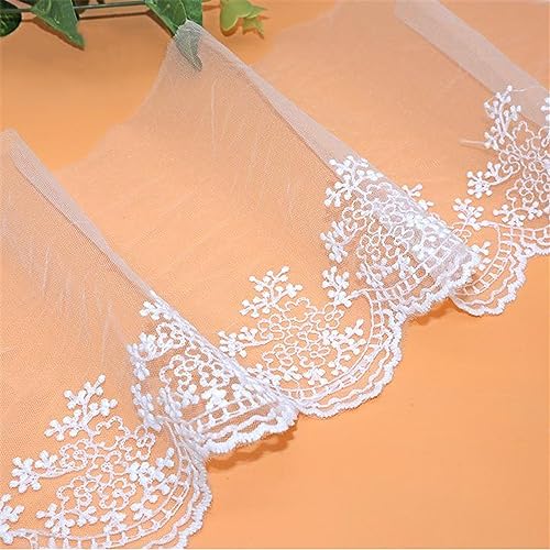 Hausgemachte Nähmaschine, Dekoration von Graffiti 13 cm Vintage Finish Stickerei Spitze Band Stoff Blumen bestickt Applikation für Handwerk Kleidung Zubehör und rustikale Hochzeit(5 Yards) von FEIAOPE