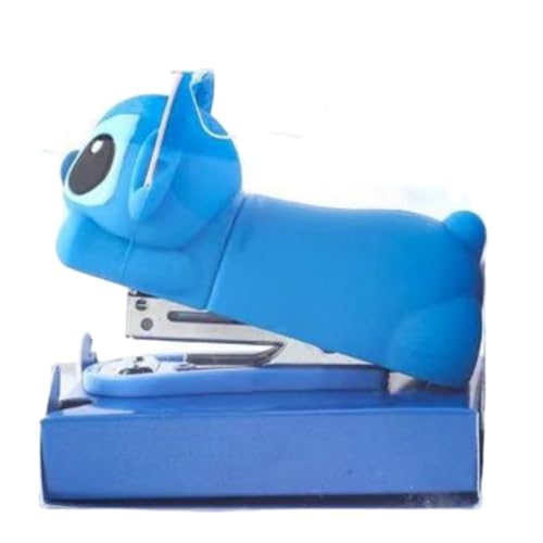Feifei'S Bow Mini Müheloses Kitty Princess Schreibtischhefter mit 1000 Standard-Heftklammern Nr. 10, niedliches Heftgerät, Geschenk für Schüler und Büro, Schule, Schreibwaren (Stch) von FEIFEI'S BOW
