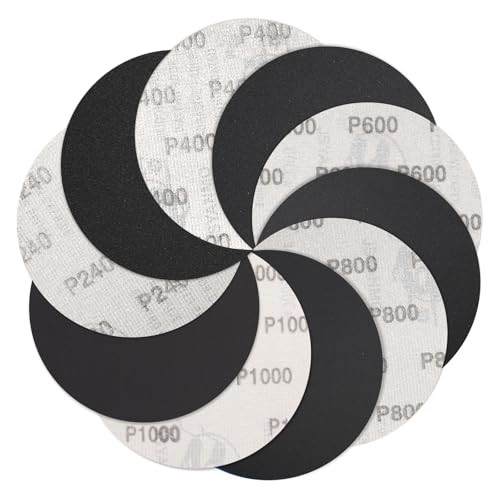 FEIHU 30 Stück Schleifscheiben 150mm klett 240 400 600 800 1000 körnung Schleifpapier Set für Rund Exzenterschleifer für Holz Metall und Farbe FEIHU 30 Stück Schleifscheiben 150mm klett 240 400 600 800 1000 körnung Schleifpapier Set für Rund Exzenterschleifer für Holz Metall und Farbe von FEIHU