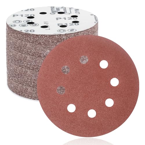 FEIHU Exzenterschleifer schleifpapier 125mm klett 50 Stück, 8 Loch schleifscheiben 125mm Rund klett für Holz Metall und Farbe 100 Körnung FEIHU Exzenterschleifer schleifpapier 125mm klett 50 Stück, 8 Loch schleifscheiben 125mm Rund klett für Holz Metall und Farbe 100 Körnung von FEIHU