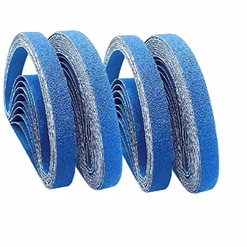 Zirkoniumkorund Schleifbänder,13 x 457 mm,20 Stück Körnung 40 für Black & Decker Powerfeile Schleifpapier Schleifband Set FEIHU von FEIHU