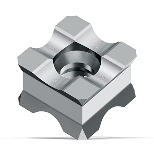 FEIN 64302017010 - Zubehör für Fasen; Wendeplatte KX für Radius von 4 mm auf hochlegierten Spezialstählen (8 Kanten), Zubehör, Sägen und Fräsen von FEIN