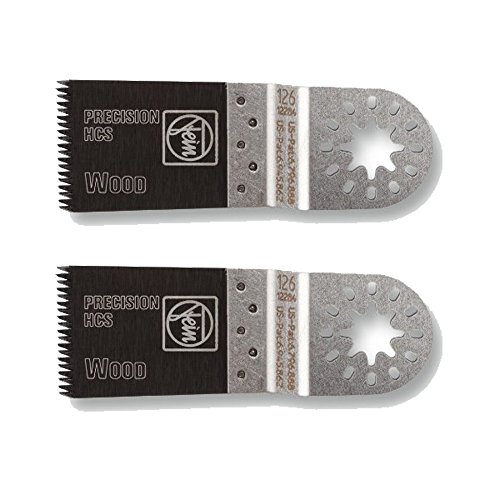Fein -126 Präzisions-E-Cut-Klingen – 63502126013-2 Stück, 3,5 cm (1 3/8 Zoll) von Fein