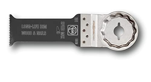 Fein E-Cut Long-Life Sägeblatt, 10 Stück (Aufnahme Starlock Max, Größe 32x78 mm, geschränkter Holzverzahnung, Lange Form) 63502201240 von Fein