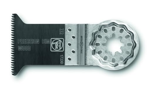 Fein E-Cut Precision BIM Sägeblatt, 10 Stück (Aufnahme Starlock Plus, Größe 65x50 mm, doppelseitige Japan-Verzahnung, extra breite Form) 63502208240 von Fein (Multimaster)