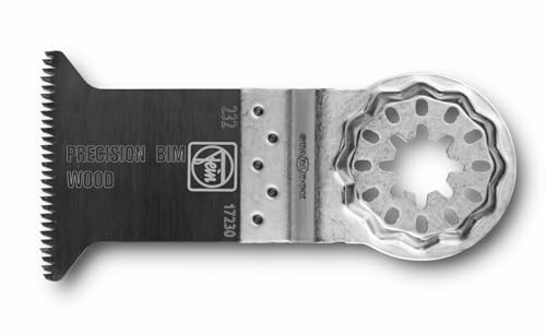 Fein E-Cut Precision BIM Sägeblatt, 5 Stück (Aufnahme Starlock Plus, Größe 65x50 mm, doppelseitige Japan-Verzahnung, extra breite Form) 63502208230 von Fein (Multimaster)