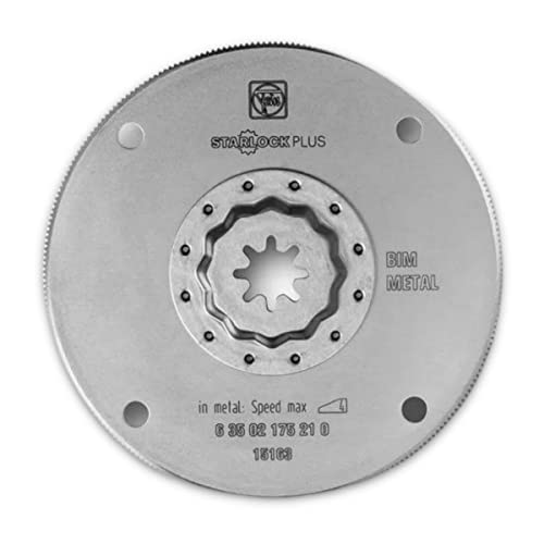 Fein HSS Sägeblatt (ø 100 mm, Aufnahme Starlock Plus, Bi-Metall für hohe Standzeiten, Metallverzahnung für Blech bis 1 mm) 63502175210 von Fein (Multimaster)