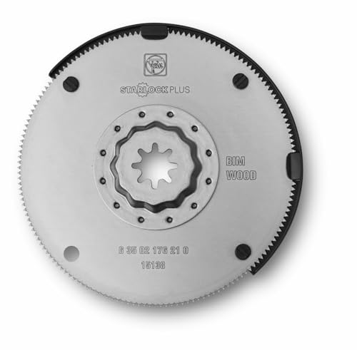 Fein HSS sägeblatt (ø 100 mm, Aufnahme Starlock Plus, Bi-Metall für hohe Standzeiten, geschränkte Holzverzahnung) 63502176210, Small von Fein (Multimaster)