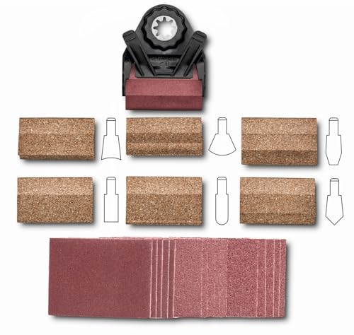 Fein Profil Schleifset, 22-teilig (Aufnahme Starlock Plus, zum Schleifen in Nuten + an Außenradien) 63810031010 von Fein