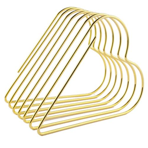 FEIQIAO Verstellbares Teleskop-Dreieck-Schallplattenregal-Bücherregal, Ordner-Organizer-Sortierer aus Draht, dekorativer Desktop-Buch-Organizer-Zeitungsständer (golden, 6-Raster) von FEIQIAO