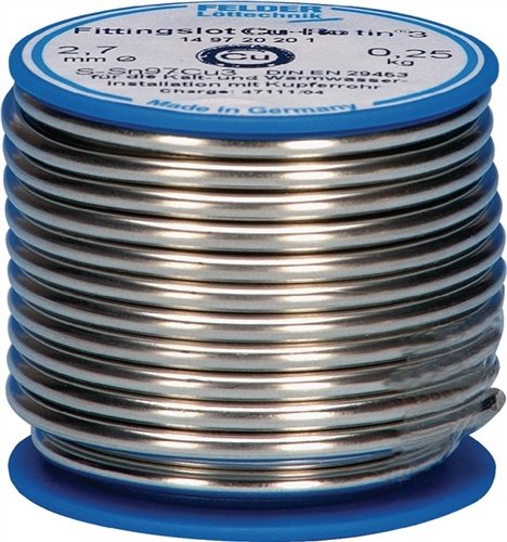 Felder Fittingslot 250g D.2,7mm Sn97% Cu3% 149727201 Felder Fittingslot 250g D.2,7mm Sn97% Cu3% 149727201 von FELDER