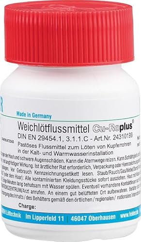 Felder Weichlötflussmittel CU Ropuls 70g Dose Felder Weichlötflussmittel CU Ropuls 70g Dose von FELDER