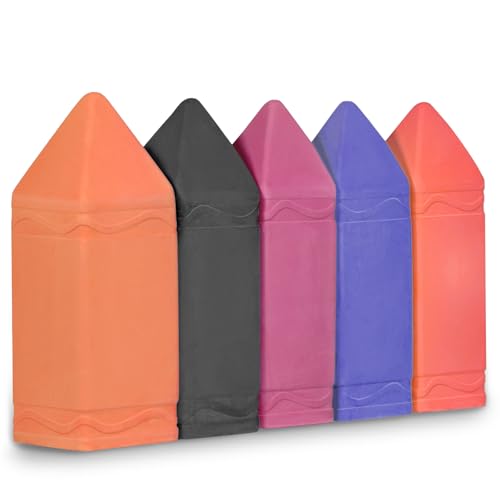 FELIZROCA Ungiftige Gehwegkreide für Kleinkinder, Jumbo-Kreide, Gehwegkreide, große Kreide, farbige Kreide für den Außenbereich, Beere FELIZROCA Ungiftige Gehwegkreide für Kleinkinder, Jumbo-Kreide, Gehwegkreide, große Kreide, farbige Kreide für den Außenbereich, Beere von FELIZROCA